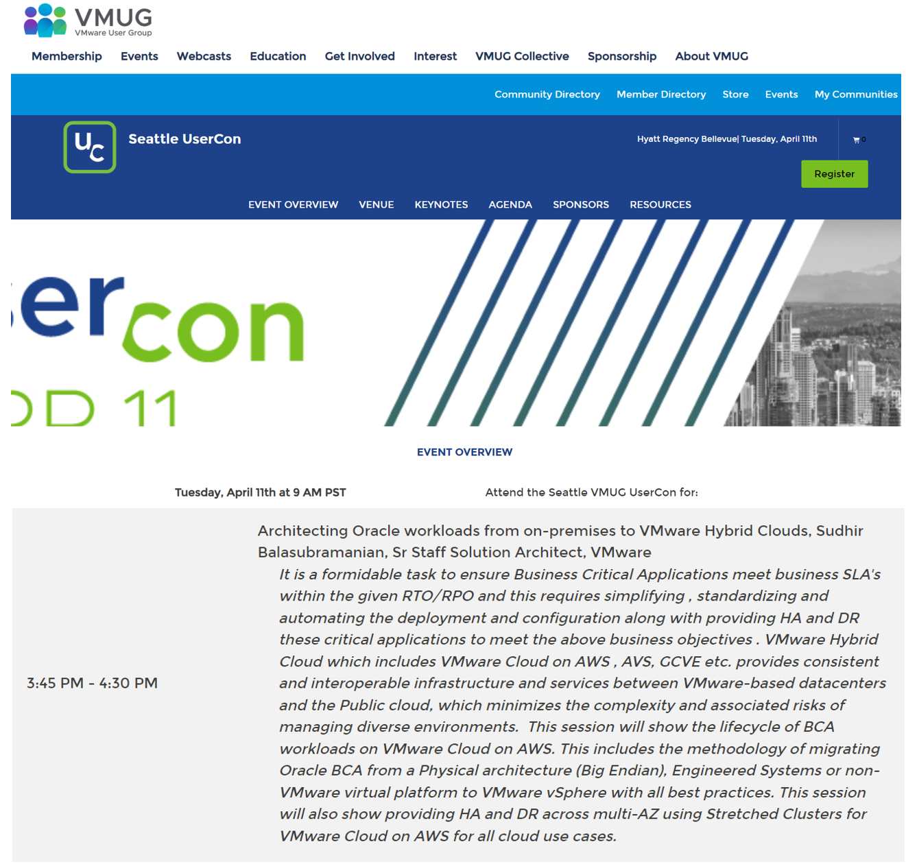 2023-04-11 VMUG Usercon Seattle