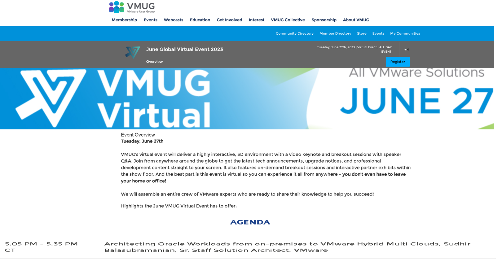 2023-06-27 VMUG Global June Virtual Event