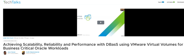 Oracle vvol Tech Talk 2023-07-18