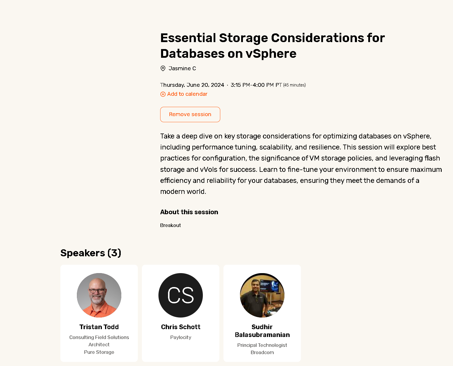 2024-06-20 Breakout - Sudhir, Tristan & Chris